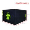 12" Single Competition Ported Sub Box Speaker Enclosure Vented 12" Car Audio Subwoofer Box with Custom Caution Design view 4