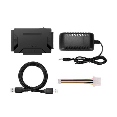 Treayes USB 3.0 to SATA IDE Three Purpose Hard Drive Adapter 2.5-inch/3.5-inch Hard Drive Easy Drive Cable Adapter Card(USA)