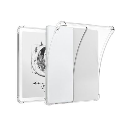 AJUSIBZR Case Compatible with Boox Leaf5/5C Shockproof 7'' E-Reader Wear Resistant Anti-Fall Protective Cover Transparent Air Bag