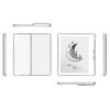 AJUSIBZR Case Compatible with Boox Leaf5/5C Shockproof 7'' E-Reader Wear Resistant Anti-Fall Protective Cover Transparent Air Bag view 3
