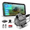 2026 Upgrade Version Canfish CF1 Underwater Fishing Camera,1080P Full HD Portable Video Fish Finder,APP Remote Control Real-time Observation,Fish Coming Reminder Fishing Camera (Silver) view 1