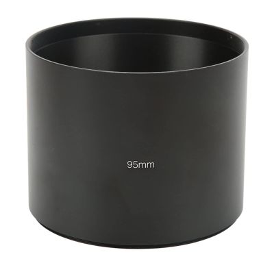 3.7in Telephoto Lens Hood, Aluminum Alloy Construction, Anti Design, 95mm Filter Thread, Lightweight and Durable for Professional Photography