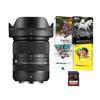 Sigma 18-50mm F2.8 DC DN Contemporary Lens (Fujifilm X-Mount) Bundle with Software Suite and 64GB Memory Card (3 Items) view 1