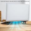 2Pcs Portable Foldable Laptop Stand Invisible Cooling Stand Height Adjustable Metal Laptop Tablets Desk Mount view 4