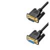1pcs Male to Famale Elbow Head Extension Cable Serial Coupler Signal Wire 9pin Male to Male Data Connectors Line(Male to Male,0.5M_9P) view 4