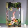 VISIOLEX Handmade Home Decoration Resin lamp - epoxy Resin Ocean Bedside lamp, Ocean Themed Perspective Painting, Variable lamp, Bedroom Decoration (Model A, 13 * 6.5cm) view 1