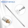 5.6m/18.4ft Telescopic Antenna 201 Stainless Steel Telescoping Aftermarket Antenna For Ham Radio Antenna, M10 Thread view 4