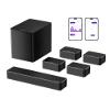 ULTIMEA 7.1 Sound Bars for Smart TV, 4 Wired Surround Speakers, Virtual Surround Sound System, 410W Peak Power, App Control, TV Soundbar with Wireless Subwoofer, Home Theater Sound System, 2025 Model view 1