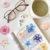 100 Pieces Colorful Flower Stickers for Laptop,Aesthetic Lifelike Clear Flowers Decals for Water Bottles,Journals,Spring Party Favors Gifts Waterproof Self-Adhesive Transparent PET Sticker (Flower) view 3