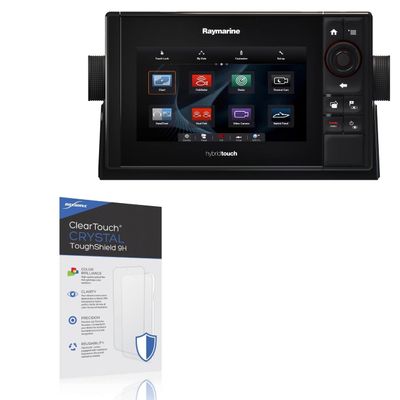 BoxWave Screen Protector Compatible With Raymarine eS75 - ClearTouch Crystal ToughShield 9H (2-Pack), Clear 9H Tough Flexible Film Screen Protector