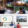 16:9 HD Projection Screen, Foldable Anti-Crease Outdoor Projector Screen with Carry Bag, Hooks and Ropes(80inch(176x100cm)) view 3