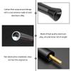 YTFRL Car Short Antenna, 1.37 Inch Stubby Aluminum Alloy Radio Antenna Replacement with Screws Rubber Gaskets, Carbon Fiber Mini Aerial Antenna for AM FM Stereo Signal Reception (Black, 1.37 inches) view 3