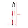 findmall Aluminum Tripod Bipod GPS Aluminum Alloy Two-Legged Support Red and White Color for Prism Poles Surveying view 3