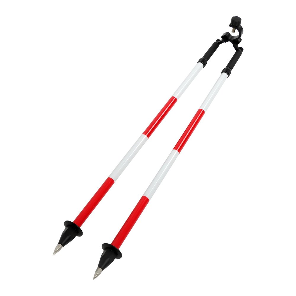 kimllier Aluminum Thumb Release Bipod GPS Alloy Two-Legged Support for Prism Poles Surveying