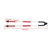 kimllier Aluminum Thumb Release Bipod GPS Alloy Two-Legged Support for Prism Poles Surveying view 2