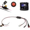 010-12676-35 Power Cable Weather Resistant with Charge Port Plug & 5A Fuse Holder Fits for Garmin ECHOMAP, Panoptix Ice Fishing Kit & Bundle view 1