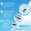 010-12676-35 Power Cable Weather Resistant with Charge Port Plug & 5A Fuse Holder Fits for Garmin ECHOMAP, Panoptix Ice Fishing Kit & Bundle view 3