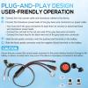 010-12676-35 Power Cable Weather Resistant with Charge Port Plug & 5A Fuse Holder Fits for Garmin ECHOMAP, Panoptix Ice Fishing Kit & Bundle view 4