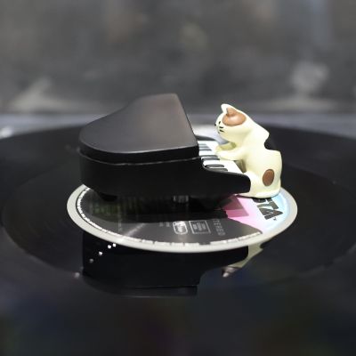 sdroceRyaM Record Player Decor Turntable Accessory Cartoon Decoration Turntable Weight Clamp for Vibration Damping LP Disc (Style A)