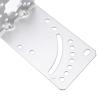 Antenna Pole Mount Bracket Heavy Duty Iron L Shaped Satellite Internet Antenna Mounting Kit for Wall Ground Roof Installation view 3