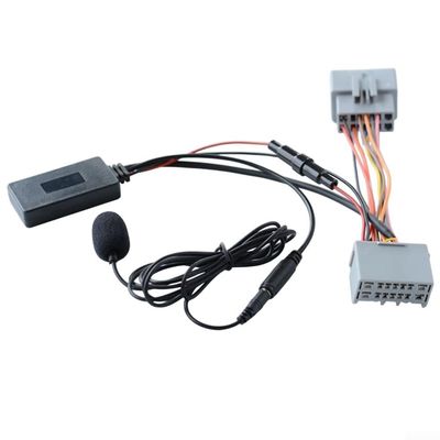 AugustknowU Car Audio 5.0 Adapter with Microphone Cable Kit for C30 C70 S60 S80 V50 V70 XC70 XC90 Music AUX Interface Easy Installation Direct Replacement