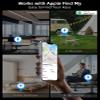 Keychain Tracker, Keys Finder Works Compatible with Find My App (iOS Only), Heavy Duty Keychain Carabiner Car Key Chains for Men, Anti-Lost Tracker with Keyrings, Rechargeable & Waterproof, Navy Blue view 2