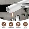 Cord Hider for Wall Mounted TV,39" One Cable Cover with Side Open, Flexible Silicone Wire Raceway Management,Self-Adhesive Cord Organizer,Wire Concealer Channel, White view 3