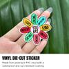 (3Pcs-3") You are Unique Enough Worthy Loved Stickers Flower Bible Verse Motivational Mental Health Waterproof Die-Cut Vinyl Stickers for Laptop Water Bottle Cars Decal Birthday Gifts 3 Inches view 2