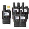 Global Walkie Talkies Unlimited Range 4G LTE PoC Radio Nationwide Long Distance Two Way Radio for Family, Logistic Company and Work Team(6 Pack with SIM Cards) view 1