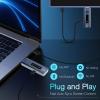 Wireless HDMI Transmitter and Receiver Plug & Play HDMI Extender Kit, Supports 2K@60Hz, 98ft Range, 5G High-Speed Transmission for Laptop, PC, TV, Projector, Camera by GotoPhrixus (Grey) view 2