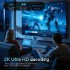 Wireless HDMI Transmitter and Receiver Plug & Play HDMI Extender Kit, Supports 2K@60Hz, 98ft Range, 5G High-Speed Transmission for Laptop, PC, TV, Projector, Camera by GotoPhrixus (Grey) view 4
