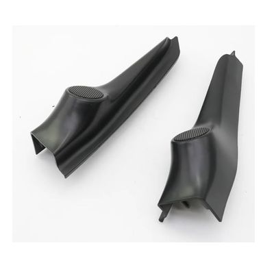 1 Pair Car Front Left and Right Door Tweeters Triangle Speakers Grilles Cover Panel Trim Frame Mount for Toyota Previa Estima 2006-2017
