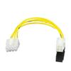 mangxiyis ATX 4 Pin Male to 8 Pin Female EPS Power Cable Cord Adapter PC Motherboard CPU Power Supply Line Extension Cable view 2
