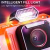 4K Digital Camera 65MP CMOS Autofocus Vlog Camcorder, 18X Zoom LED Flash for Travel Photography Video (Orange) view 4
