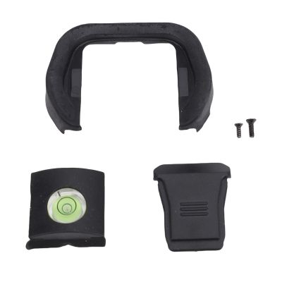 Zopsc Camera Eye Cup Viewfinder with Hot Shoe Cap for R5 R6, Viewfinder Cover Eyepiece Eyeshade, Bubble Spirit Level Kit for Photography Enthusiasts, Professionals