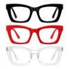 resjok 3Pack Reading Glasses for Women-Blue Light Blocking Readers Fashion Square Eyeglasses with Spring Hinge(Mix5, 1.0x) view 1