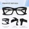 resjok 3Pack Reading Glasses for Women-Blue Light Blocking Readers Fashion Square Eyeglasses with Spring Hinge(Mix5, 1.0x) view 2