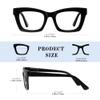 resjok 3Pack Reading Glasses for Women-Blue Light Blocking Readers Fashion Square Eyeglasses with Spring Hinge(Mix5, 1.0x) view 3