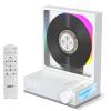 HOTT C229 Portable CD Player Bluetooth 5.3 CD Players for Home,Music Player with HiFi Speaker,Recheageable 4000mAh, Micro SD/AUX Desktop CD Players (White) view 1