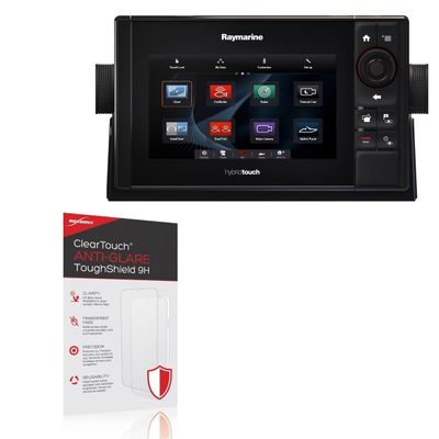 BoxWave Screen Protector Compatible With Raymarine eS78 - ClearTouch Anti-Glare ToughShield 9H (2-Pack), Anti-Glare 9H Tough Flexible Film Screen Protector