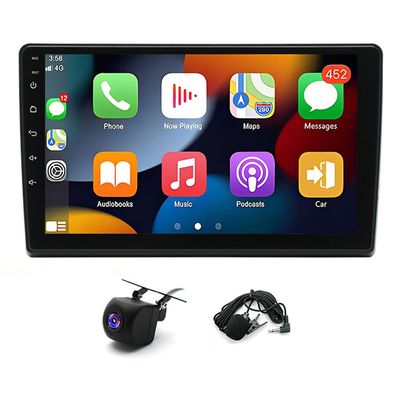 10.1 inch Touch Screen Car Stereo Radio for Chevrolet Silverado Suburban Tahoe GMC Sierra Yukon,Android 13 Double Din Car Multimedia Player with CarPlay Android Auto GPS Bluetooth FM SWC Camera,2+32G