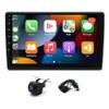 10.1 inch Touch Screen Car Stereo Radio for Chevrolet Silverado Suburban Tahoe GMC Sierra Yukon,Android 13 Double Din Car Multimedia Player with CarPlay Android Auto GPS Bluetooth FM SWC Camera,2+32G view 1