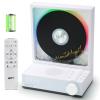 HOTT C229 Portable CD Player Bluetooth 5.3 CD Players for Home,Music Player with HiFi Speaker,Recheageable 4000mAh, Micro SD/AUX/Optical Fiber Delivers Desktop CD Players (Blue White) view 1
