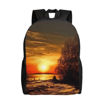 NBCCDVSH Sunset Travel Backpack for Women Men 15.6 inch Laptop Backpack Waterproof Work Business Daypack