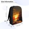 NBCCDVSH Sunset Travel Backpack for Women Men 15.6 inch Laptop Backpack Waterproof Work Business Daypack view 2