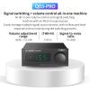 FLYINSKY HiFi Q03Pro CS3310 Remote Preamplifier Stereo Volume Controller + 4 Way Inputs (Silver) view 2