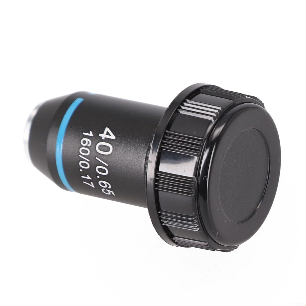 20 2mm Objective Lens for 195 Microscope, Achromatic with 4X 20X 40X 60X 100X Magnifications (40X)