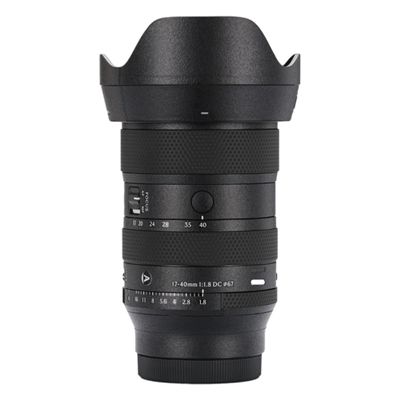 Mebont Camera Decal Skin for Sigma ART 17-40mm F1.8 DC Sony Mount 3M Material Sticker Waterproof Lens Protector(Frosted Black)