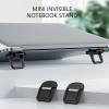 2Pcs Portable Foldable Laptop Stand Invisible Cooling Stand Height Adjustable Metal Laptop Tablets Desk Mount view 2