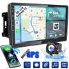 Android Car Stereo for Jeep Wrangler/Unlimited 2007-2016, for Jeep Patriot Liberty Commander Compass with CarPlay Wireless Android Auto, 10in Car Screen with GPS WiFi BT + AHD Camera/Mic 2+32G view 3